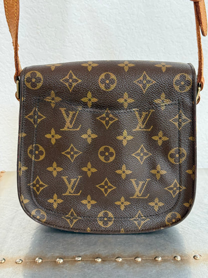 Pre-owned Authentic Louis Vuitton Saint Cloud MM Monogram Crossbody Bag