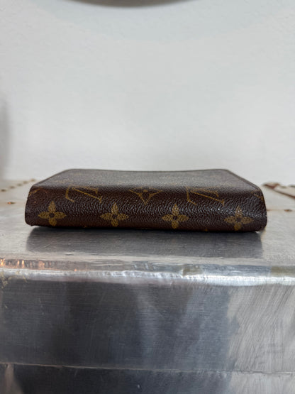 Pre-owned Authentic Louis Vuitton Porte Papier Monogram Zip Wallet