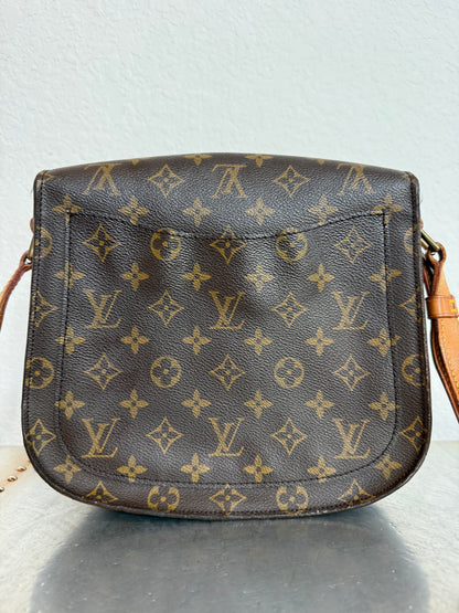 Pre-owned Authentic Louis Vuitton Saint Cloud GM Monogram Crossbody Bag