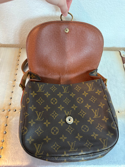 Pre-owned Authentic Louis Vuitton Saint Cloud GM Monogram Crossbody Bag