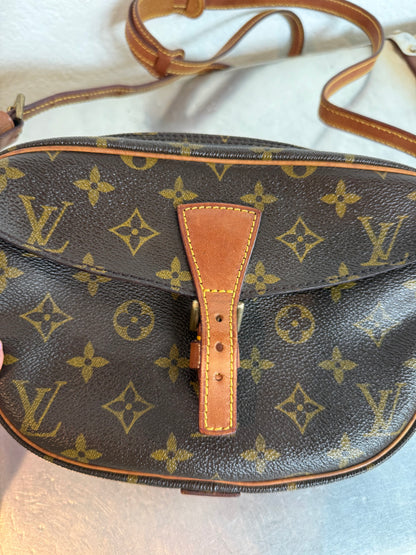 Pre-owned Authentic Louis Vuitton Jeune Fille PM Monogram Crossbody Bag