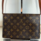 Pre-owned Authentic Louis Vuitton Bordeaux 2-Way Clutch / Shoulder Bag