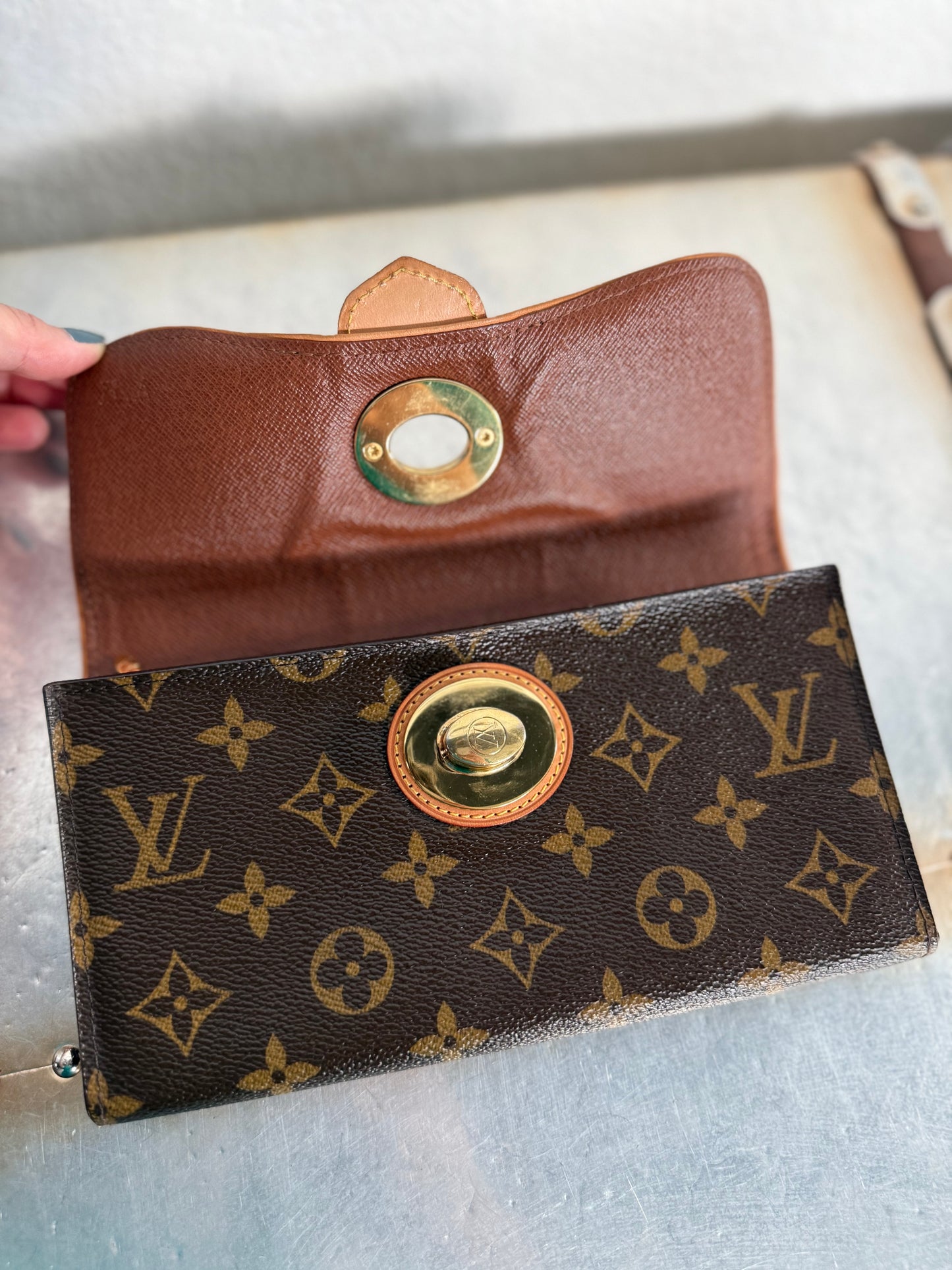Pre-owned Authentic Louis Vuitton Boetie Monogram Long Wallet