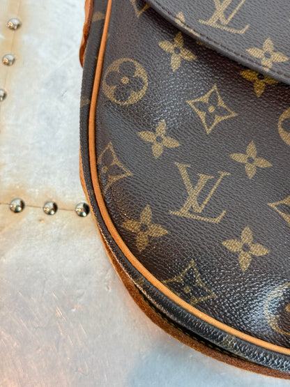 Pre-owned Authentic Louis Vuitton Jeune Fille GM Monogram Crossbody Bag