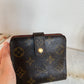 Pre-owned Authentic Louis Vuitton Monogram Compact Zip Wallet