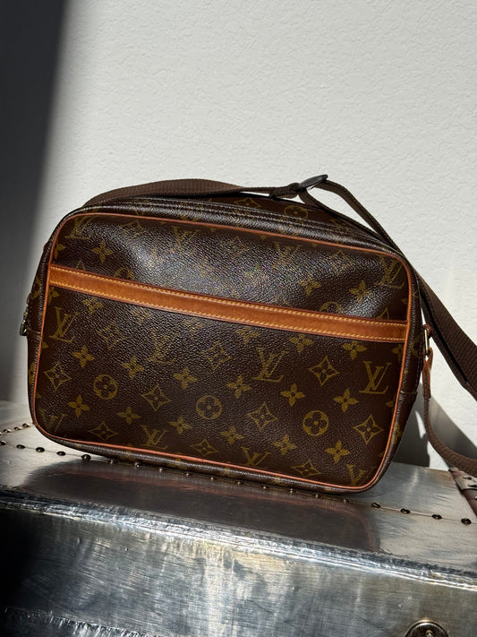 Pre-owned Authentic Louis Vuitton Reporter PM Monogram Shoulder / Crossbody Bag
