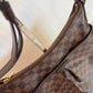 Pre-owned Authentic Louis Vuitton Bloomsbury PM Damier Ebene Shoulder / Crossbody Bag