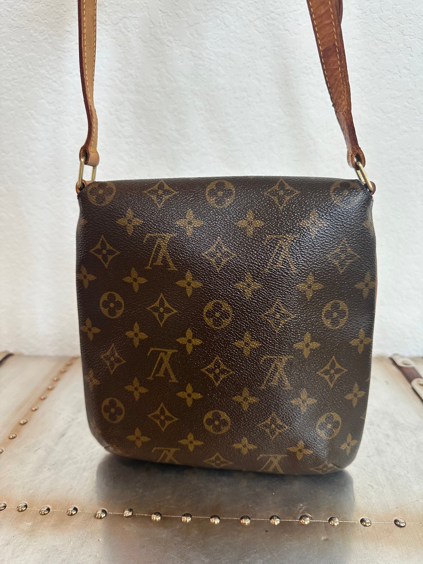 Pre-owned Authentic Louis Vuitton Musette Salsa Short Strap Monogram Shoulder Bag