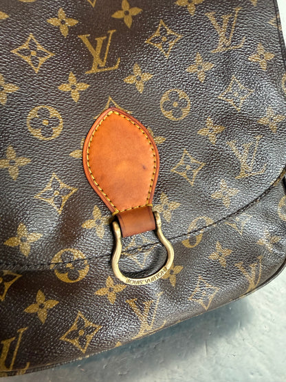 Pre-owned Authentic Louis Vuitton Saint Cloud GM Monogram Crossbody Bag