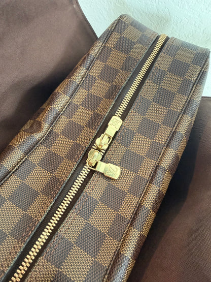 Pre-owned Authentic Louis Vuitton Naviglio Damier Ebene Crossbody Bag