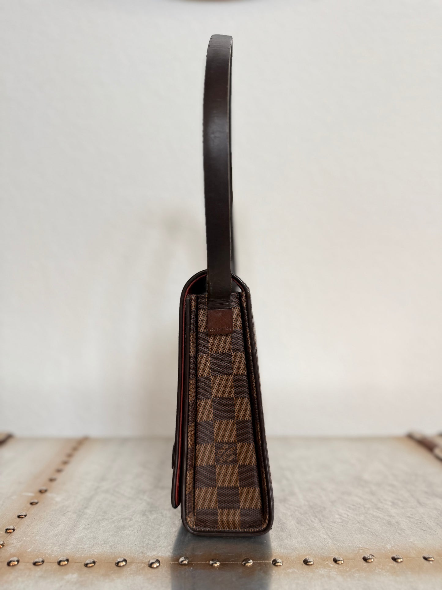 Pre-owned Louis Vuitton Tribeca Mini Damier Ebene Shoulder Bag / Handbag