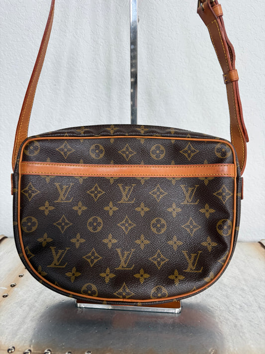 Pre-owned Authentic Louis Vuitton Jeune Fille GM Monogram Crossbody Bag
