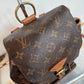 Pre-owned Authentic Louis Vuitton Montsouris MM Monogram Backpack