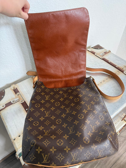Pre-owned Authentic Louis Vuitton Musette Salsa GM Monogram Shoulder / Crossbody Bag
