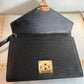 Pre-owned Authentic Louis Vuitton Sellier Dragonne Epi Black Clutch Bag