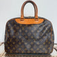 Pre-owned Authentic Louis Vuitton Deauville Monogram Handbag