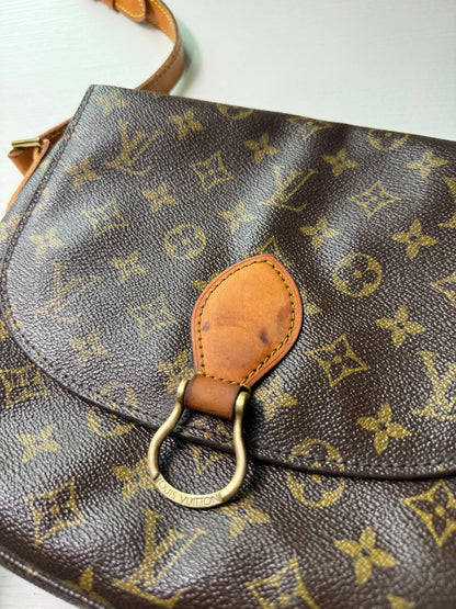 Pre-owned Authentic Louis Vuitton Saint Cloud GM Monogram Crossbody Bag