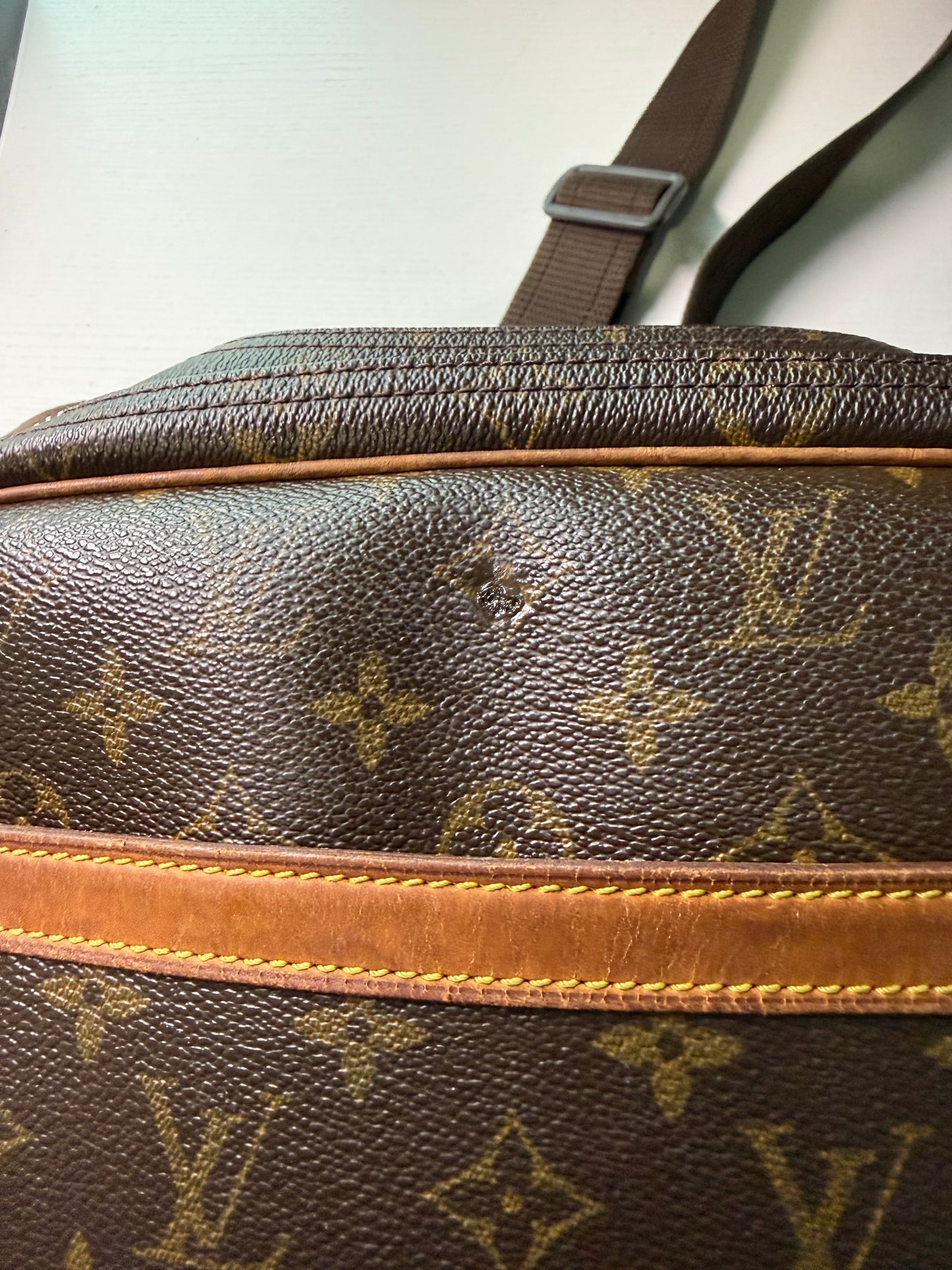 Pre-owned Authentic Louis Vuitton Reporter PM Monogram Shoulder / Crossbody Bag