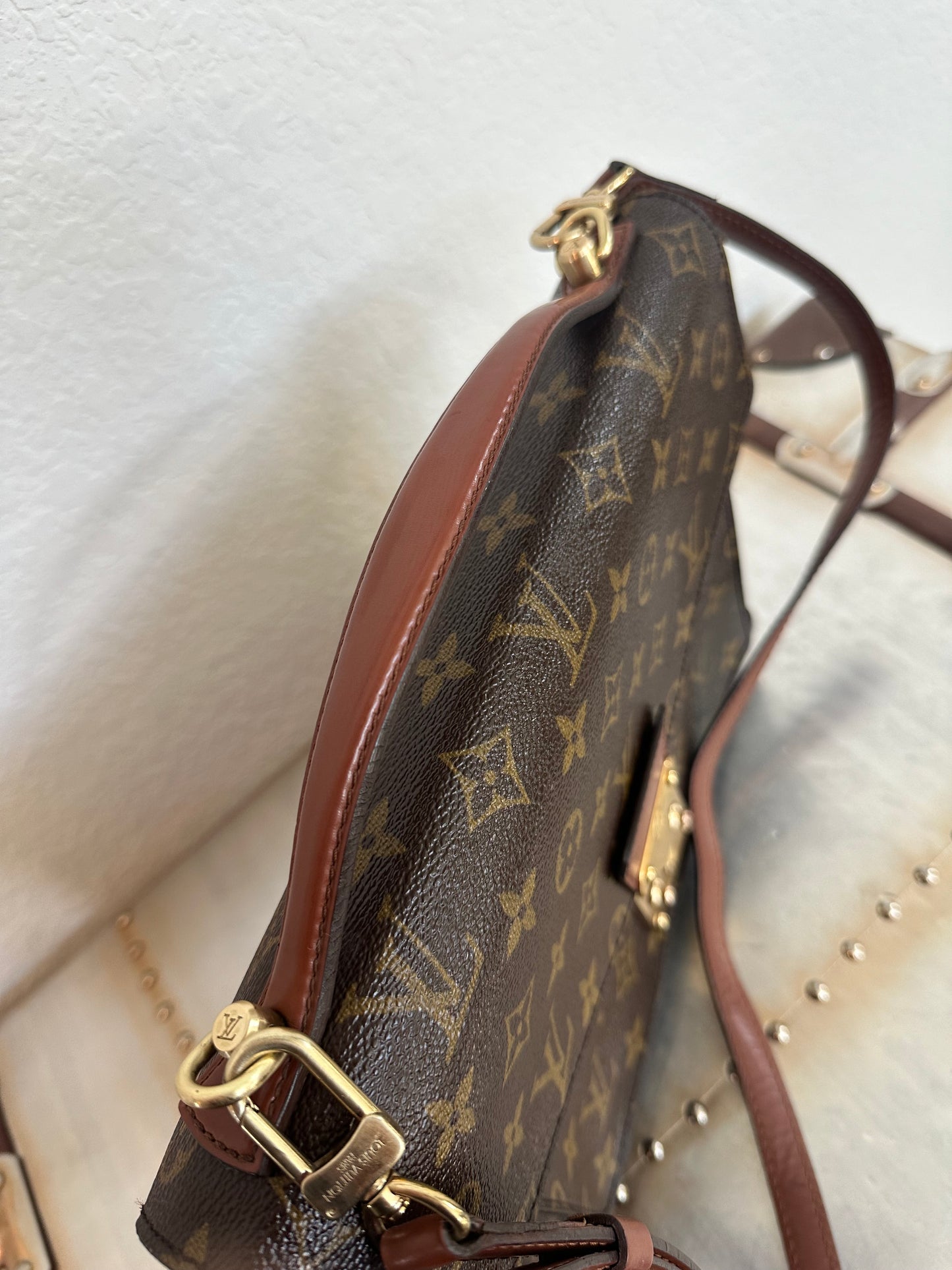 Pre-owned Authentic Louis Vuitton Monceau Monogram Shoulder / Crossbody Bag