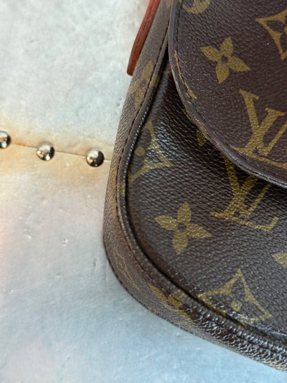 Pre-owned Authentic Louis Vuitton Saint Cloud PM Monogram Crossbody Bag