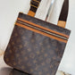 Pre-owned Authentic Louis Vuitton Pochette Bosphore Monogram Shoulder / Crossbody Bag