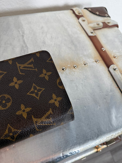 Pre-owned Authentic Louis Vuitton Porte Papier Monogram Zip Wallet