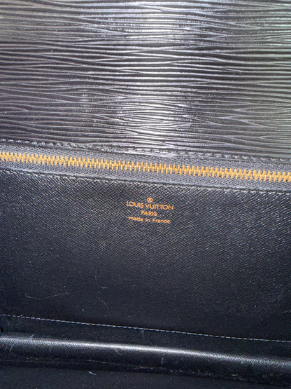 Pre-owned Authentic Louis Vuitton Monceau Epi Black Shoulder / Crossbody Bag