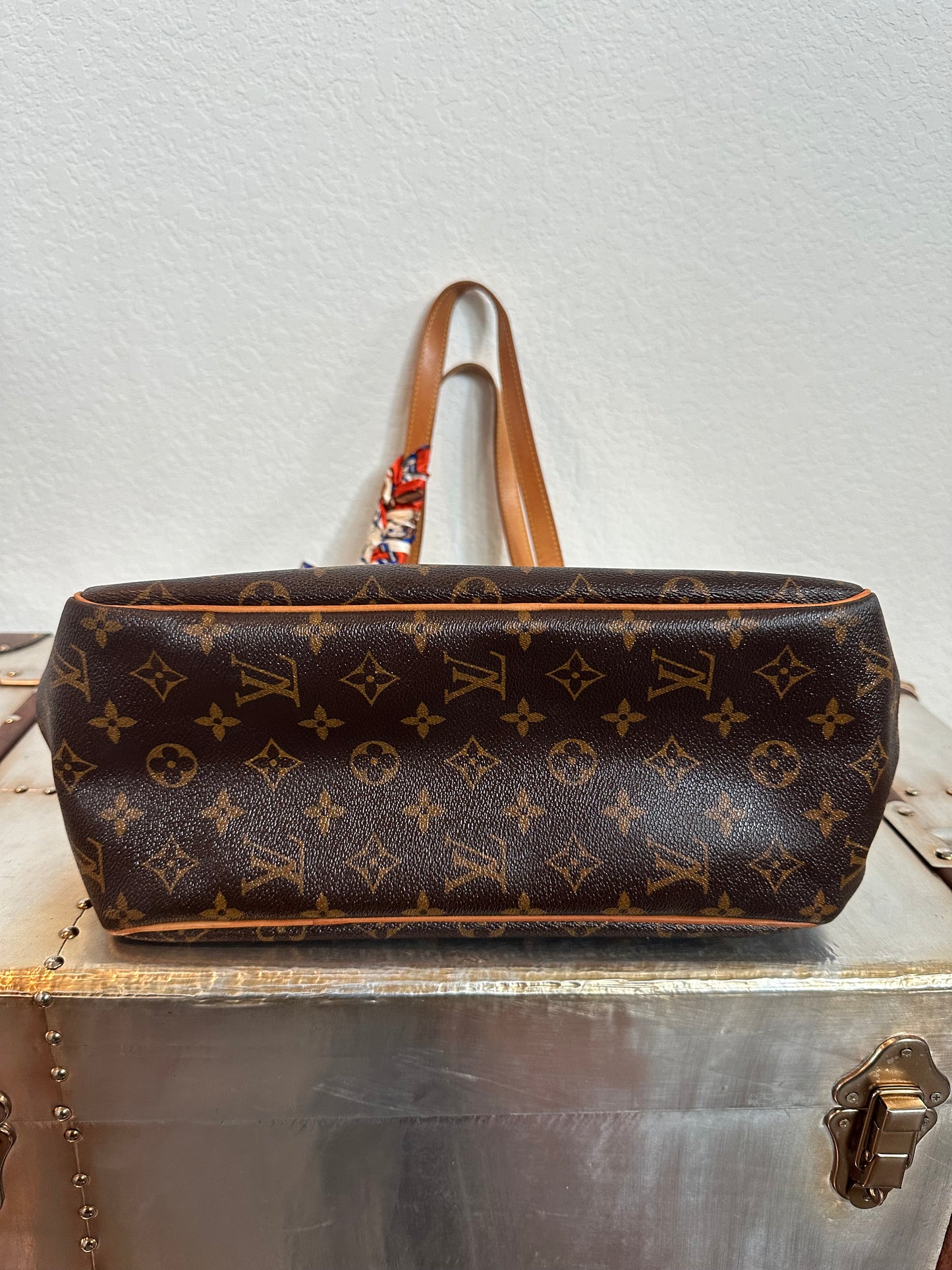 Pre-owned Authentic Louis Vuitton Batignolles Vertical Monogram Shoulder Bag