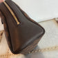Pre-owned Authentic Louis Vuitton Brera Damier Ebene Handbag