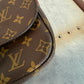 Pre-owned Authentic Louis Vuitton Saint Cloud MM Monogram Shoulder / Crossbody Bag