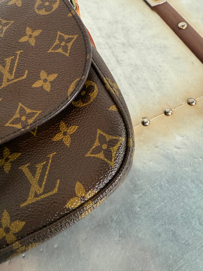 Pre-owned Authentic Louis Vuitton Saint Cloud MM Monogram Shoulder / Crossbody Bag
