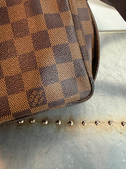 Pre-owned Authentic Louis Vuitton Naviglio Damier Ebene Crossbody Bag