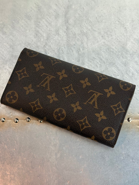 Pre-owned Authentic Louis Vuitton Portefeuille Sarah Monogram Long Wallet
