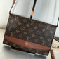 Pre-owned Authentic Louis Vuitton Bordeaux 2-Way Clutch / Shoulder Bag