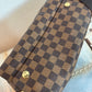 Pre-owned Authentic Louis Vuitton Naviglio Damier Ebene Crossbody Bag