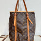 Pre-owned Authentic Louis Vuitton Bucket GM Monogram Shoulder Tote Bag