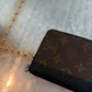 Pre-owned Authentic Louis Vuitton Macassar Vertical Zippy Monogram Wallet