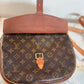 Pre-owned Authentic Louis Vuitton Jeune Fille GM Monogram Crossbody Bag
