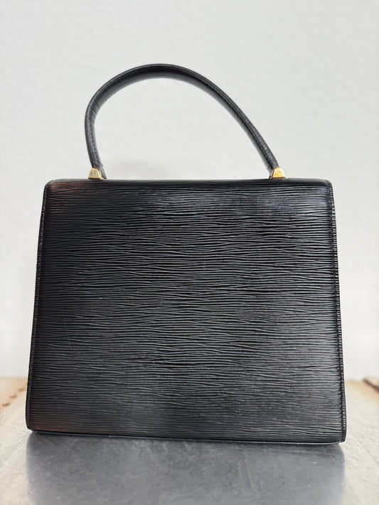 Pre-owned Authentic Louis Vuitton Malesherbes Epi handbag