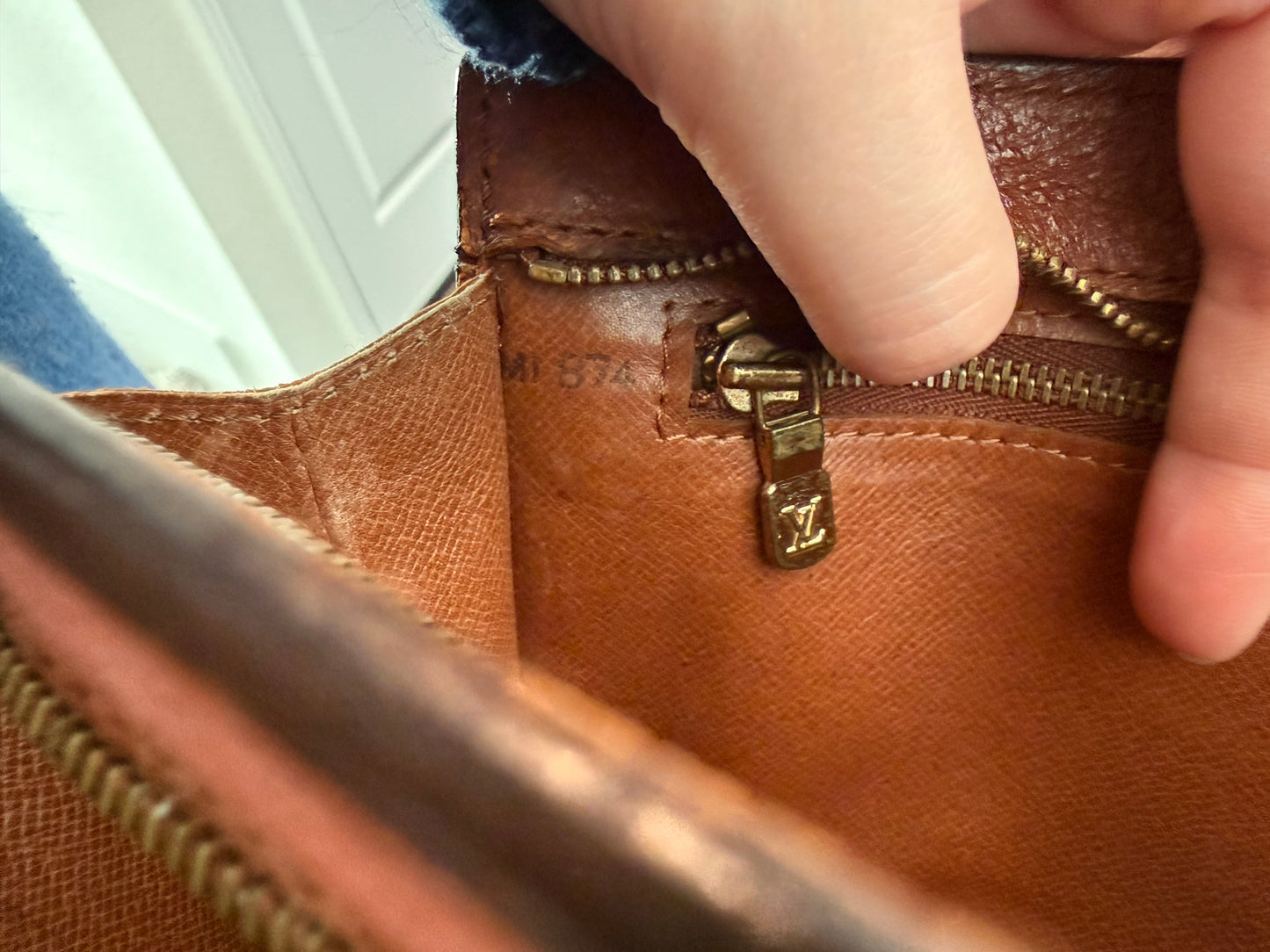 Pre-owned Authentic Louis Vuitton Enghien Monogram Shoulder Bag/ Crossbody Bag