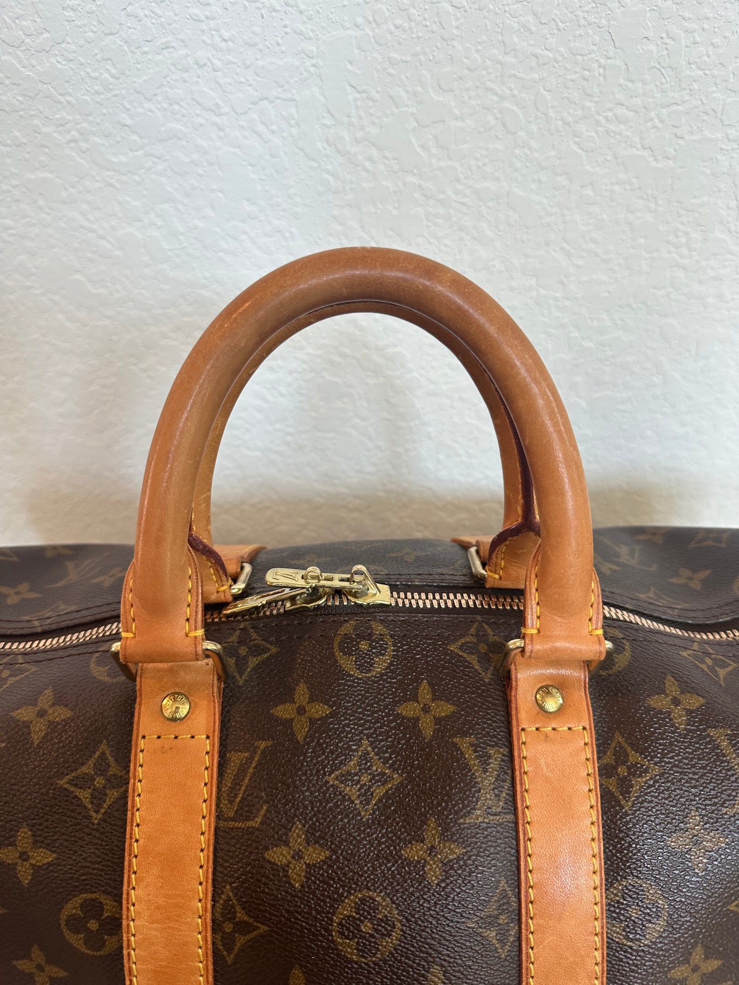 Pre-owned Authentic Louis Vuitton Keepall 45 Monogram Travel Handbag