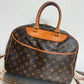 Pre-owned Authentic Louis Vuitton Deauville Monogram Handbag