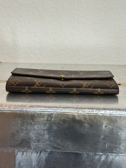 Pre-owned Authentic Louis Vuitton Portefeuille Sarah Monogram Long Wallet