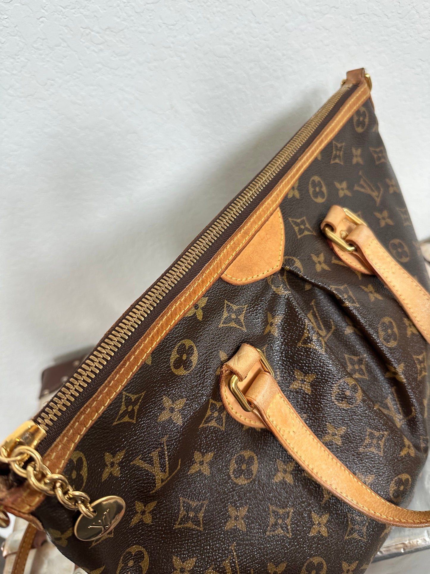 Pre-owned Louis Vuitton Palermo PM Monogram Shoulder Bag