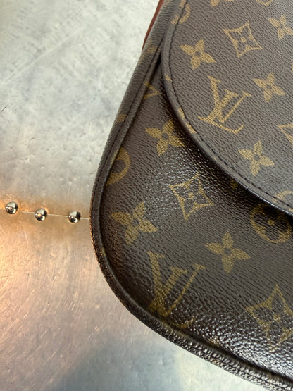 Pre-owned Authentic Louis Vuitton Saint Cloud GM Monogram Crossbody Bag