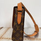 Pre-owned Authentic Louis Vuitton Saint Cloud GM Monogram Crossbody Bag