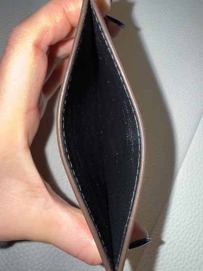 Yves Saint Laurent Canvas Card holder / Card Case / Wallet