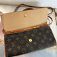 Pre-owned Authentic Louis Vuitton Pochette Twin GM Monogram Shoulder Bag