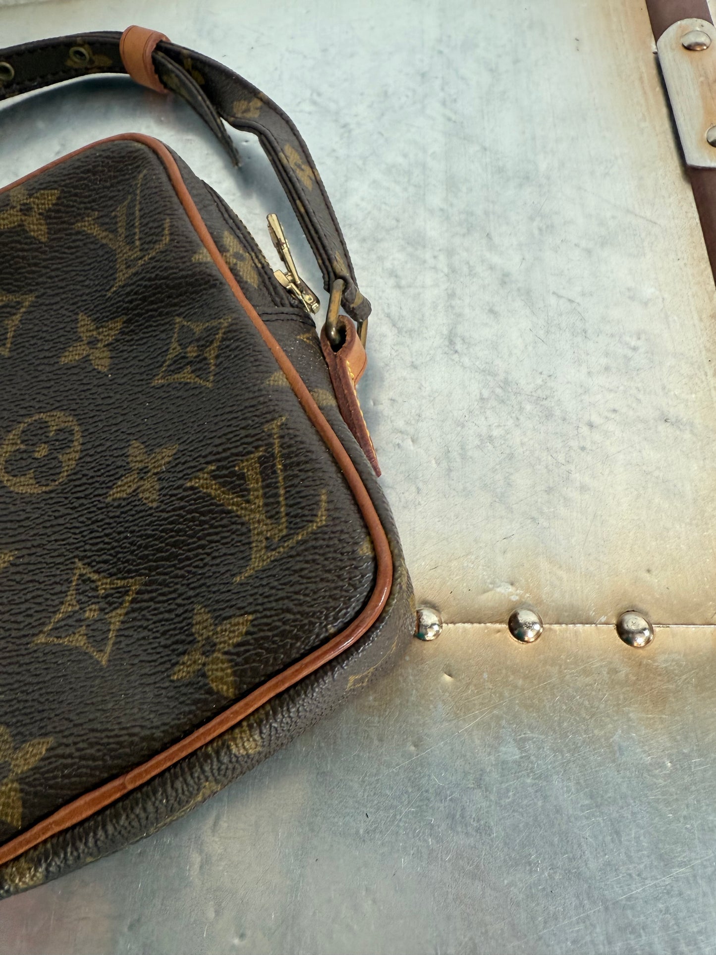 Pre-owned Louis Vuitton Mini Danube Monogram Crossbody Bag