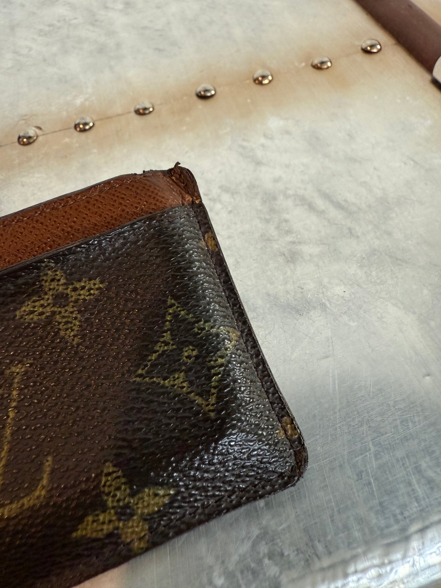 Pre-owned Authentic Louis Vuitton Monogram Card holder / Card Case / Wallet